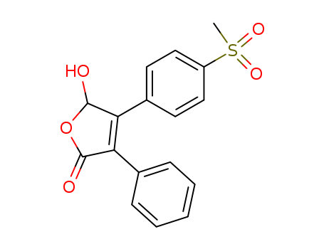 2(5H)-Furanone, 5-hydroxy-4-[4-(methylsulfonyl)phenyl]-3-phenyl- (9CI)