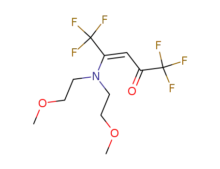 1,1,1,5,5,5-hexafluoro-4-bis(2-methoxyethyl)amino-pent-3-en-2-one