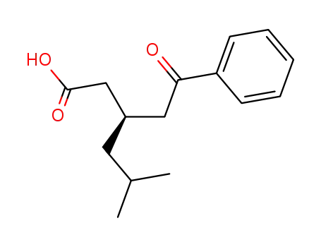 (R)-5-Methyl-3-(2-oxo-2-phenyl-ethyl)-hexanoic acid