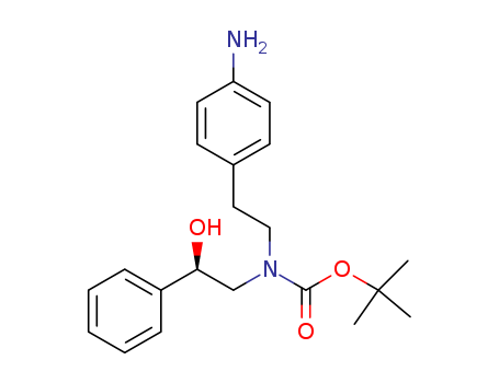 CARBAMIC ACID, [2-(4-AMINOPHENYL)ETHYL][(2R)-2-HYDROXY-2-PHENYLETHYL]-, 1,1-DIMETHYLETHYL ESTER