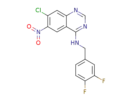 (7-chloro-6-nitro-quinazolin-4-yl)-(3,4-difluoro-benzyl)-amine