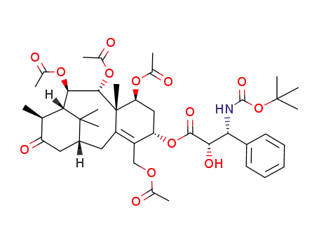 (2S,3R)-3-tert-Butoxycarbonylamino-2-hydroxy-3-phenyl-propionic acid (1R,5S,7S,8S,9R,10R,11S,12S)-7,9,10-triacetoxy-4-acetoxymethyl-8,12,15,15-tetramethyl-13-oxo-tricyclo[9.3.1.03,8]pentadec-3-en-5-yl ester