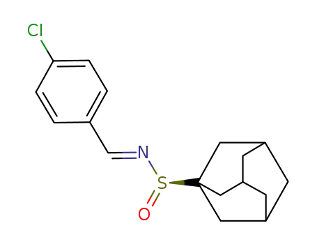 Adamantane-1-sulfinic acid 1-(4-chloro-phenyl)-meth-(E)-ylideneamide