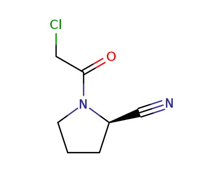 2-피롤리딘카보니트릴, 1-(클로로아세틸)-, (2R)-(9CI)