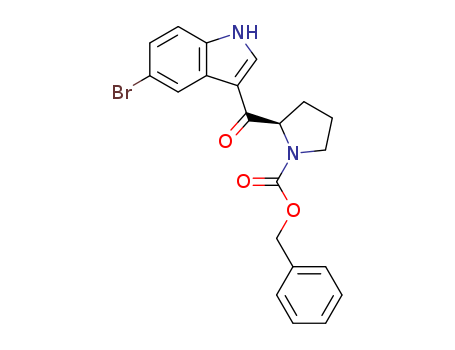 (R)-2-(5-BROMO-1H-INDOLE-3-CARBONYL)-PYRROLIDINE-1-CARBOXYLIC ACID BENZYL ESTER