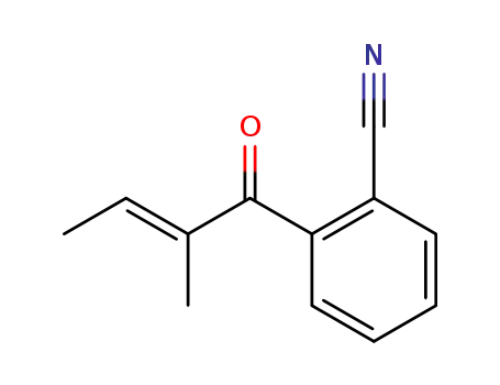 2-[(E)-2-methylbut-2-enoyl]benzonitrile