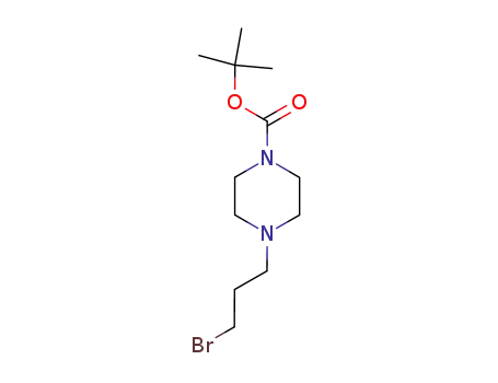 Molecular Structure of 655225-02-8 (4-(2-BROMOPROPYL)-1-PIPERAZINECARBOXYLIC ACID, 1,1-DIMETHYLETHYL ESTER)