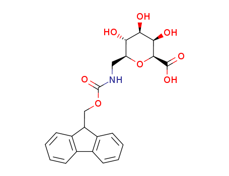 (3R,4R,5R,6S)-6-((((9H-fluoren-9-yl)Methoxy)carbonylaMino)Methyl)-3,4,5-trihydroxytetrahydro-2H-pyran-2-carboxylic acid