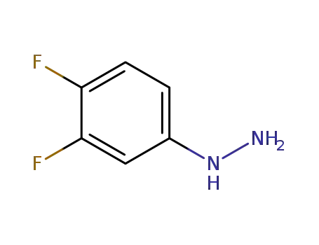 Molecular Structure of 161886-22-2 (3,4-DIFLUOROPHENYLHYDRAZINE)