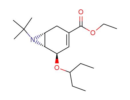 (1R,5R,6R)-{7-(tert-butyl)-5-(pent-3-yloxy)-7-azabicyclo[4.1.0]}hept-3-ene-3-ethyl carboxylate