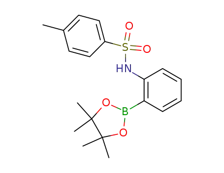 Molecular Structure of 796061-07-9 (2-(TOLUENE-4-SULFONYLAMINO)PHENYLBORONIC ACID, PINACOL ESTER)