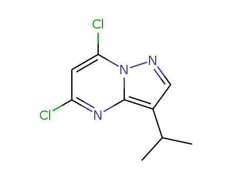 5,7-Dichloro-3-(1-methylethyl)pyrazolo[1,5-a]pyrimidine cas  771510-32-8