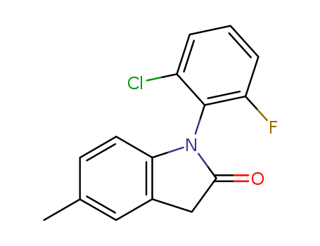 1-(2-chloro-6-fluorophenyl)-5-methylindolin-2-one
