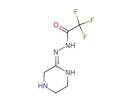 (Z)-2,2,2-Trifluoro-N'-(piperazin-2-
ylidene)acetohydrazide