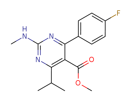 Hot Sale Methyl 4-(4-Fluorophenyl)-6-Isopropyl-2-(Methylamino)Pyrimidine-5-Carboxylate 160009-36-9