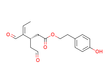 4-Hexenoic acid, 4-formyl-3-(2-oxoethyl)-, 2-(4-hydroxyphenyl)ethylester, (3S,4E)-(289030-99-5)