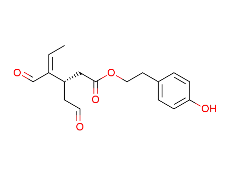 4-Hexenoic acid, 4-formyl-3-(2-oxoethyl)-, 2-(4-hydroxyphenyl)ethylester, (3S,4E)-