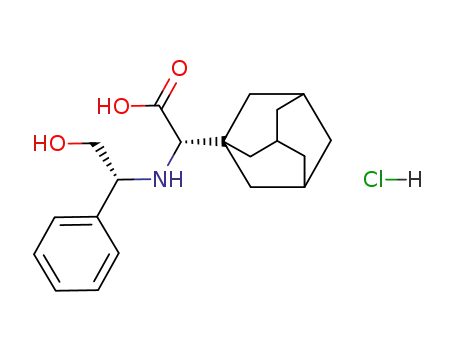 (R)-N-((S)-(adamantan-1-yl)(carboxy)methyl)-2-hydroxy-1-phenylethan-1-ammonium chloride