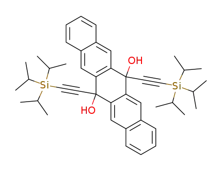 6,13-bis[(triisopropylsilyl)ethynyl]-6,13-dihydroxypentacene-6,13H-diol