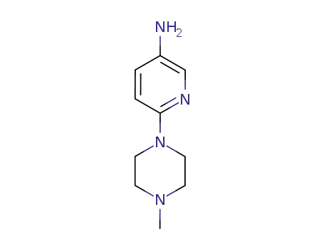 Molecular Structure of 55403-35-5 (3-Amino-6-(4-methylpiperazin-1-yl)pyridine)