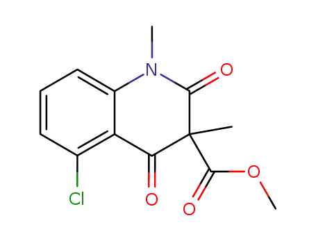 5-chloro-1,3-dimethyl-2,4-dioxo-1,2,3,4-tetrahydroquinoline-3-carboxylic acid methyl ester