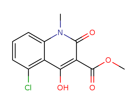 3-Quinolinecarboxylic acid, 5-chloro-1,2-dihydro-4-hydroxy-1-Methyl-2-oxo-, Methyl ester,637027-41-9