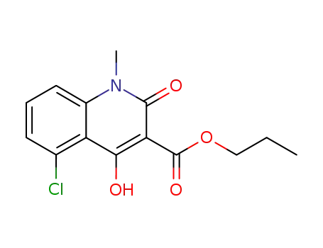 5-chloro-1,2-dihydro-4-hydroxy-1-methyl-2-oxo-3-quinolinecarboxylic acid n-propyl ester