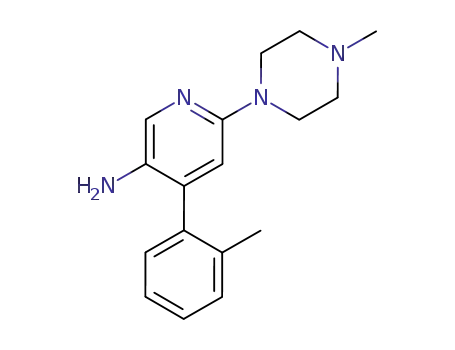 6-(4-methyl-piperazin-1-yl)-4-o-tolylpyridin-3-yl-amine