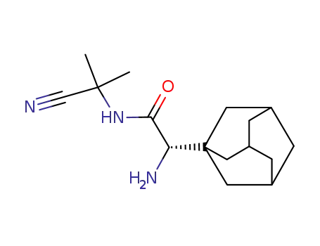 2-adamantan-1-yl-2-amino-N-(cyano-dimethyl-methyl)-acetamide