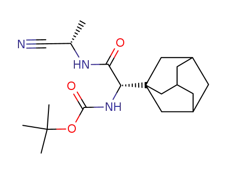 {(S)-Adamantan-1-yl-[((S)-cyano-methyl-methyl)-carbamoyl]-methyl}-carbamic acid tert-butyl ester