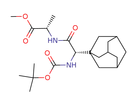 (S)-2-((S)-2-Adamantan-1-yl-2-tert-butoxycarbonylamino-acetylamino)-propionic acid methyl ester