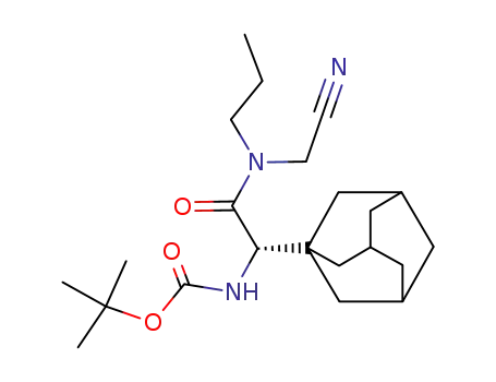 [adamantan-1-yl-(cyanomethyl-propyl-carbamoyl)-methyl]-carbamic acid tert-butyl ester