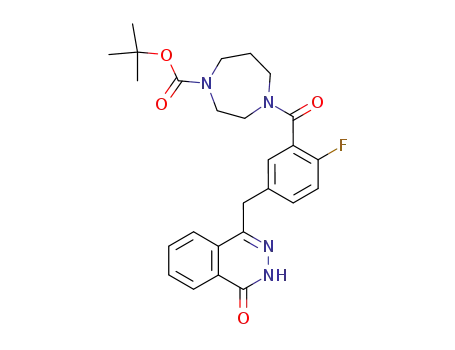 tert-butyl 4-(2-fluoro-5-((4-oxo-3,4-dihydrophthalazin-1-yl)methyl)benzoyl)-1,4-diazepane-1-carboxylate