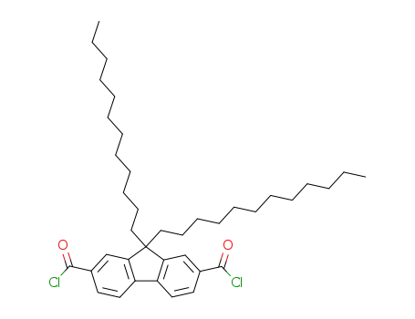 9,9-didodecylfluorene-2,7-dicarboxylic acid dichloride