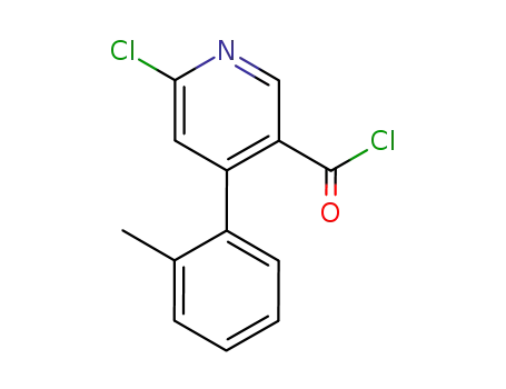 6-chloro-4-o-tolyl-nicotinoyl chloride