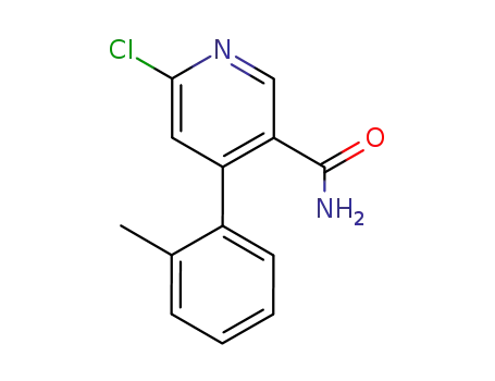 6-chloro-4-(o-tolyl)nicotinamide