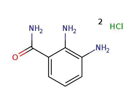 3-carbamoylbenzene-1,2-diaminium dichloride