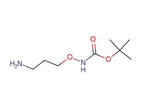 Molecular Structure of 228245-16-7 (Carbamic acid, (3-aminopropoxy)-, 1,1-dimethylethyl ester (9CI))