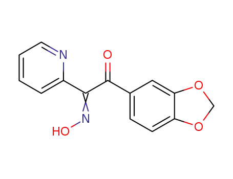 2-hydroxyimino-2-(2-pyridyl)-(2,3-methylenedioxy)-acetophenone