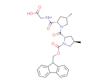 N-9-fuorenylmethoxycarbonyl-(2S,4R)-4-methylprolyl-(2S,4S)-4-methylprolyl-glycine benzyl ester