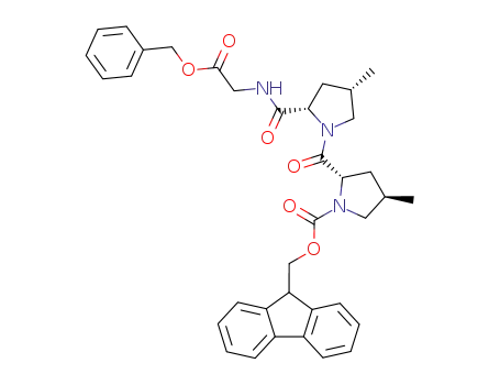 N-9-fuorenylmethoxycarbonyl-(2S,4R)-4-methylprolyl-(2S,4S)-4-methylprolyl-glycine benzyl ester