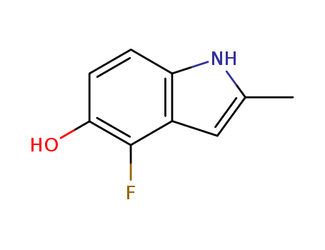 4-Fluoro-5-hydroxy-2-methylindole                                                                                                                                                                       