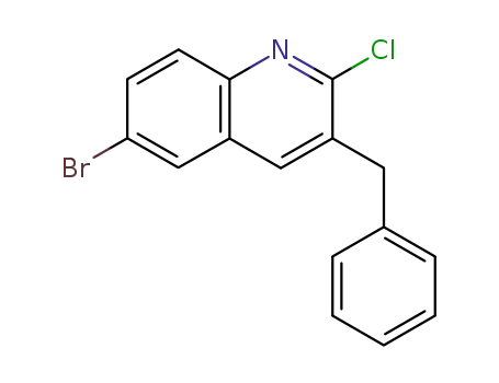3-benzyl-6-bromo-2-chloro-quinoline
