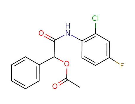 acetic acid (2-chloro-4-fluoro-phenylcarbamoyl)-phenyl-methyl ester