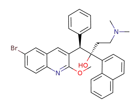 6-Bromo-alpha-[2-(dimethylamino)ethyl]-2-methoxy-alpha-1-naphthalenyl-beta-phenyl-3-quinolineethanol