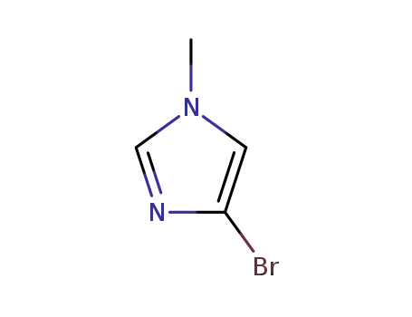 Molecular Structure of 25676-75-9 (4-BROMO-1-METHYL-1H-IMIDAZOLE)