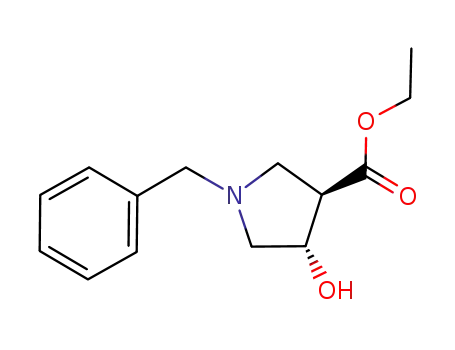 ethyl rel-(3R,4S)-1-benzyl-4-hydroxypyrrolidine-3-carboxylate