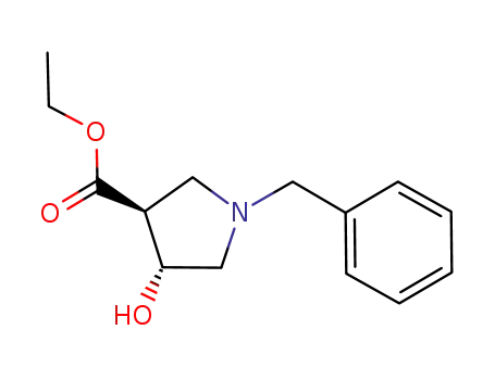ethyl (3S,4R)-1-benzyl-4-hydroxypyrrolidine-3-carboxylate