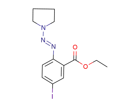 1-(2-carbethoxy-4-iodophenylazo)pyrrolidine