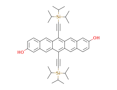2,9-dihydroxy-6,13-bis(triisopropylsilylethynyl)pentacene
